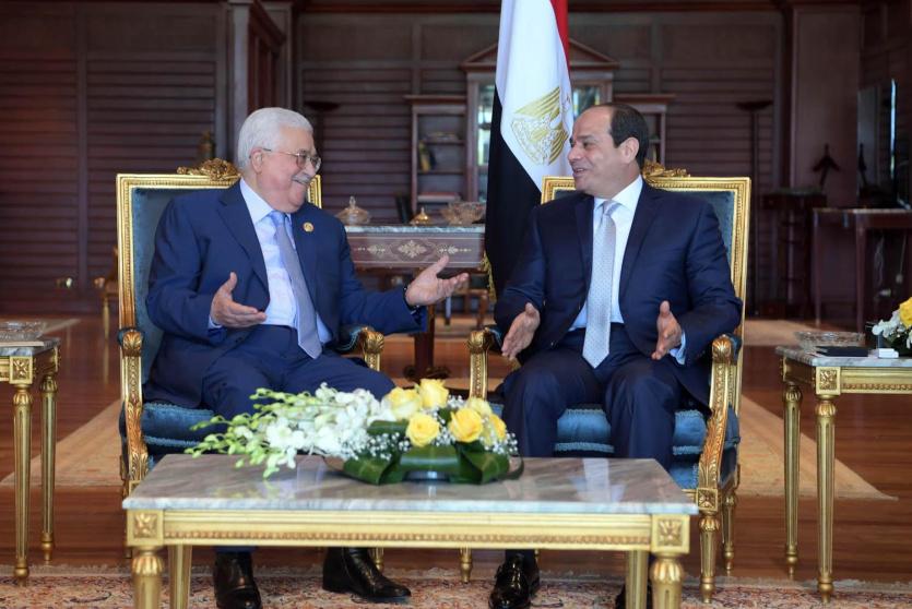 لقاء الرئيس عباس بالسيسي في شرم الشيخ 