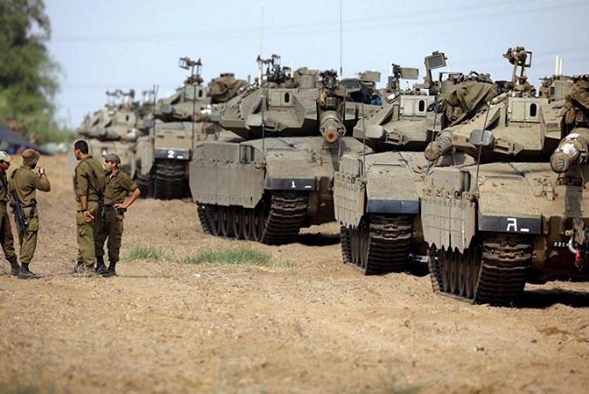  آليات عسكرية إسرائيلية