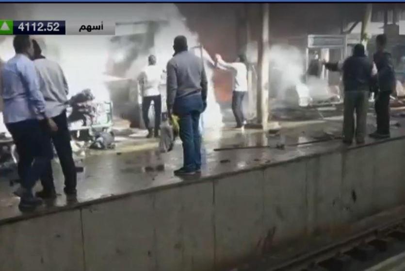 مصر: عشرات القتلى والجرحى في اصطدام قطار بمحطة رمسيس