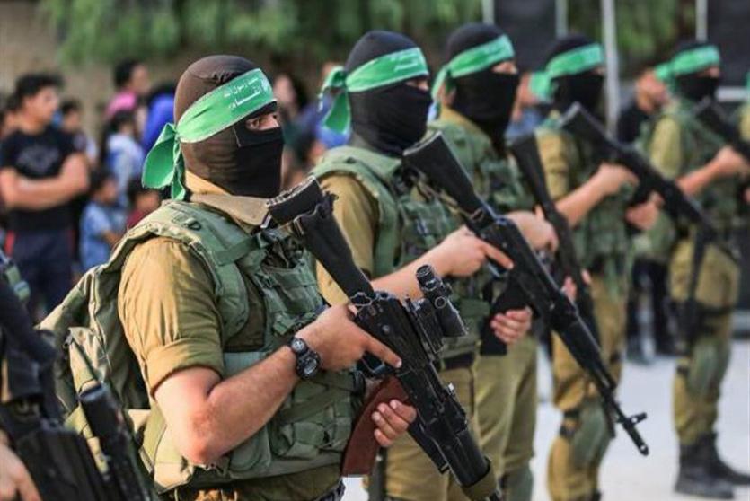 جنود كتائب القسام الجناح العسكري لحركة حماس