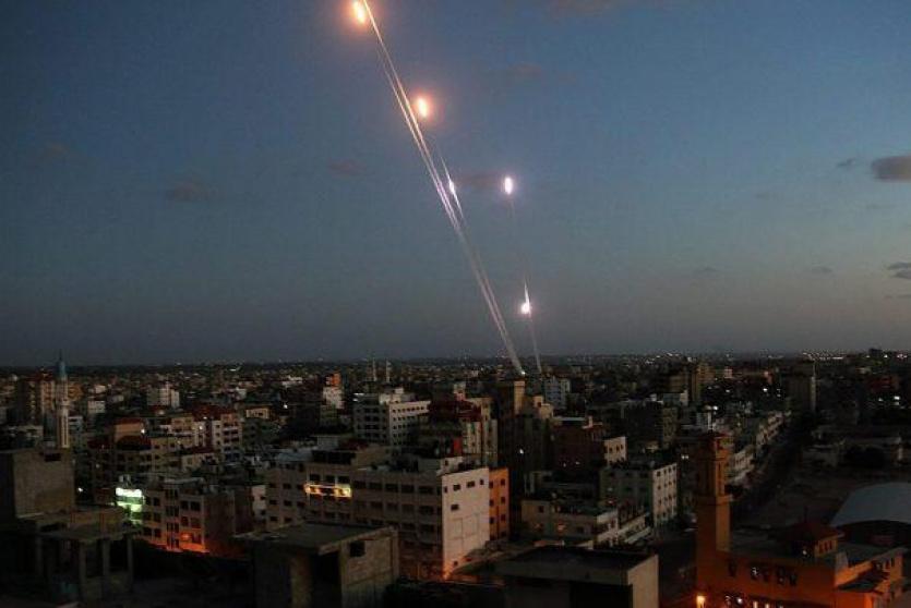 صاروخ من غزة - ارشيف 