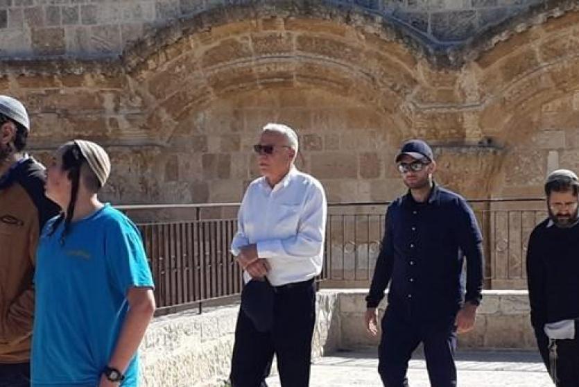 وزير الزراعة الاسرائيلي يقتحم المسجد الاقصى
