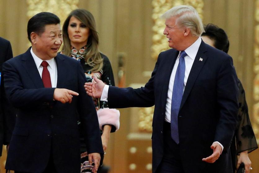 الرئيسان الامريكي والصيني