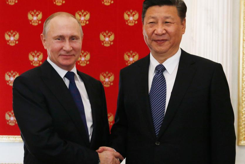 الرئيسان الروسي والصيني