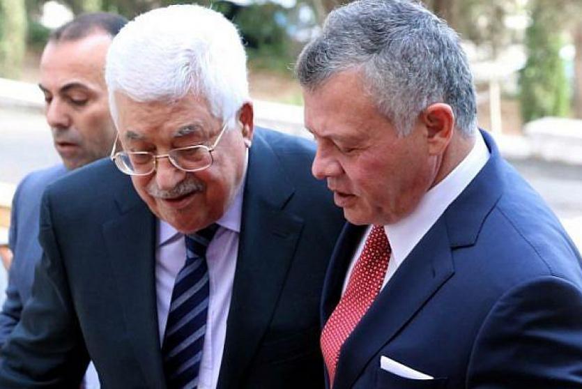 العاهل الاردني الملك عبد الله والرئيس محمود عباس