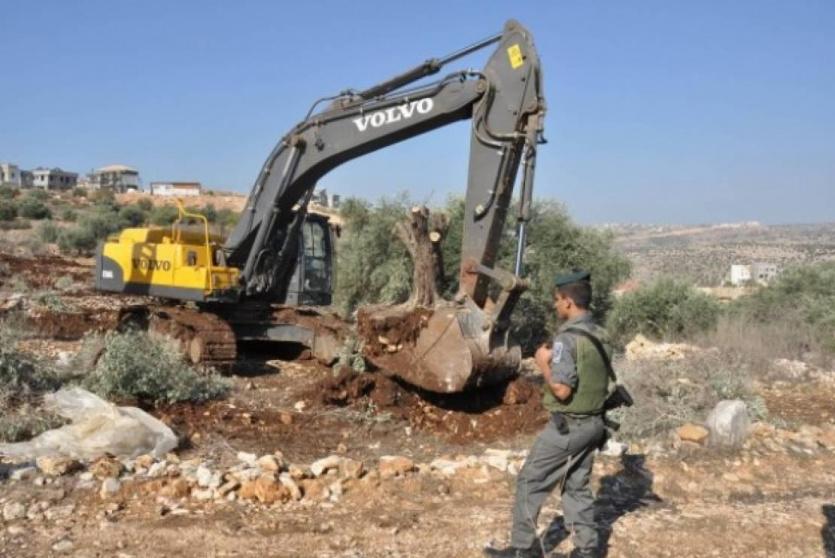 اعمال تجريف اسرائيلية- ارشيف