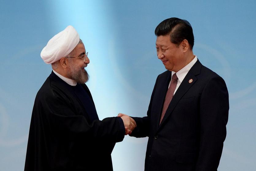 الرئيسان الصيني والايراني