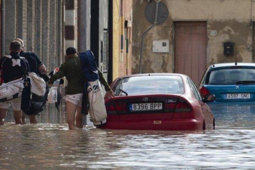الفيضانات  في اسبانيا 