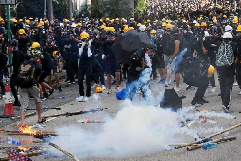  الاشتباكات في هونغ كونغ