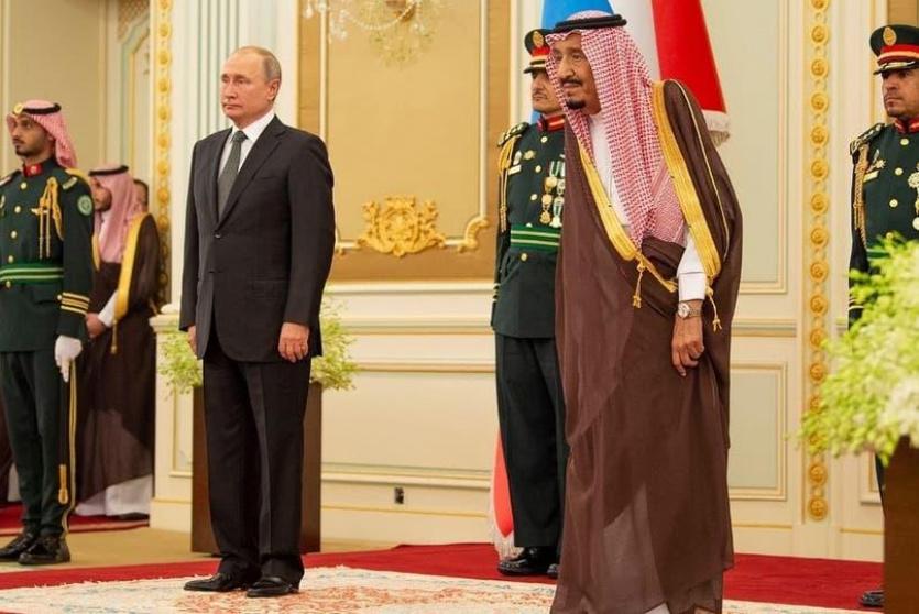 الملك سلمان والرئيس الروسي  في الرياض