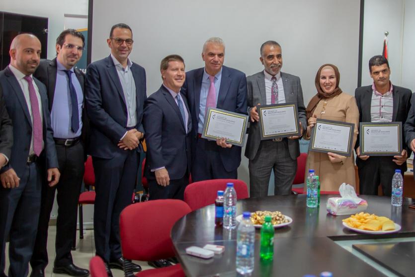 تكريم الفريق الفلسطيني الفائز بجائزة التميز في الرعاية الصحية للعام 2019
