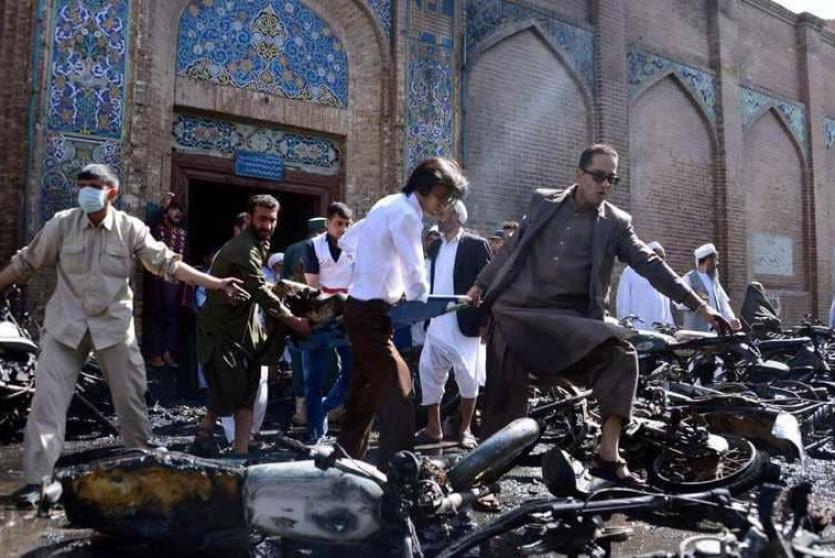 تفجير داخل مسجد