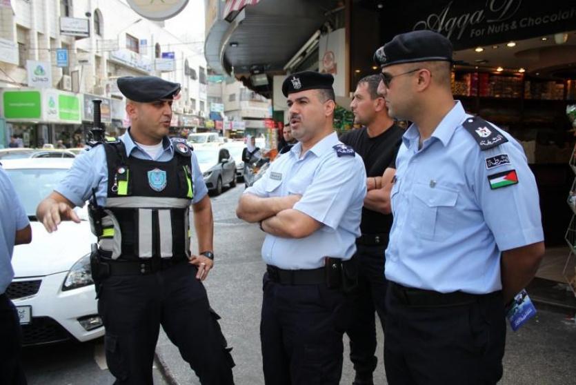 عناصر من الشرطة الفلسطينية 