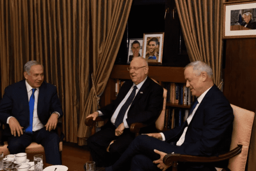 نتنياهو وغانتس 