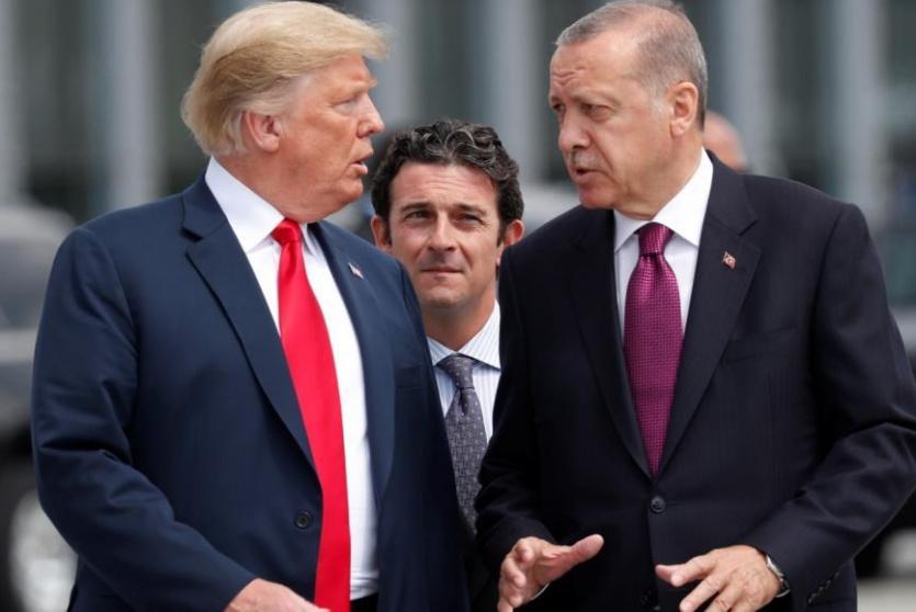 لقاء سابق بين ترامب وأردوغان