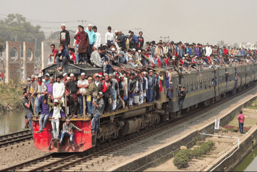 قطار في بنغلادش