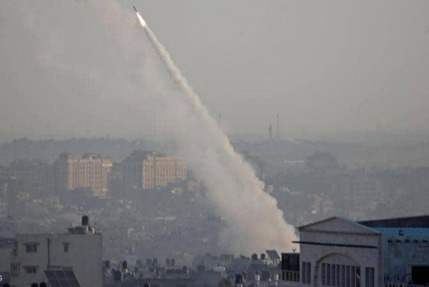 اطلاق صورايخ من غزة 