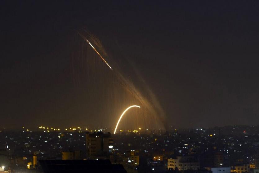  صاروخ أطلق من غزة 