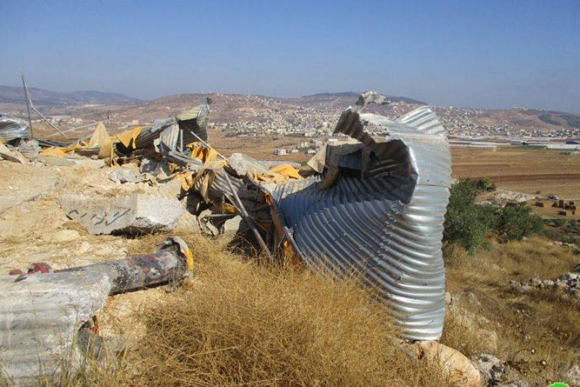 هدم في الاغوار