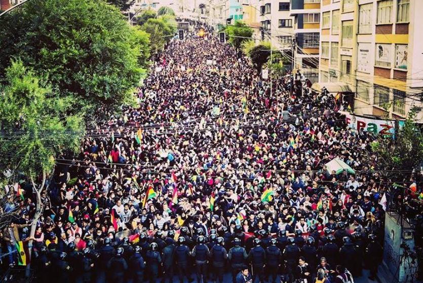 الاحتجاجات في بوليفيا