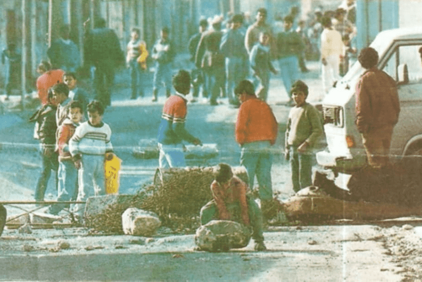 صورة من الانتفاضة الاولى