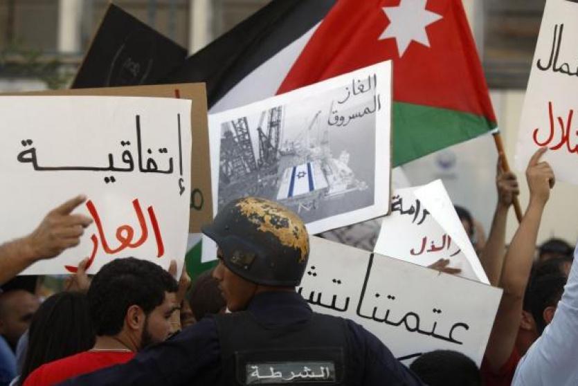 الاحتجاجات في الاردن على الاتفاقية