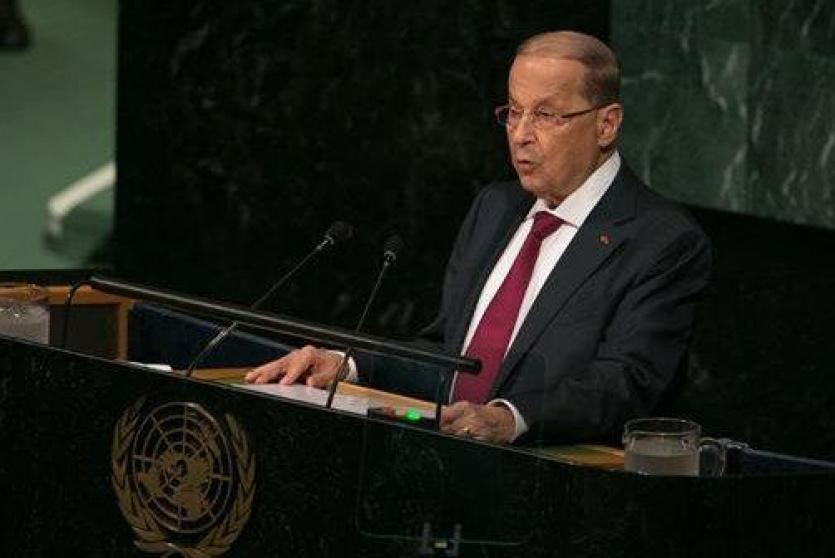الرئيس اللبناني على منبر الامم المتحدة