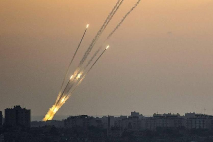 اطلاق صورايخ من غزة 