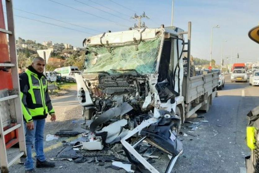 الصورة من حادث السير