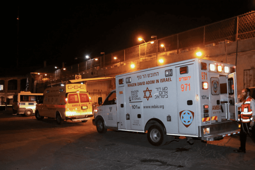 مركبة اسعاف اسرائيلية