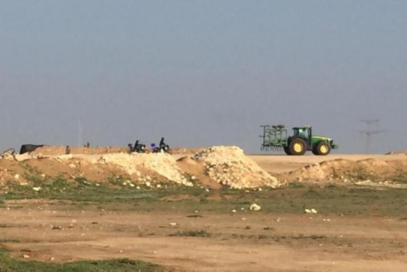تدمير المحاصيل في قرية وادي النعم