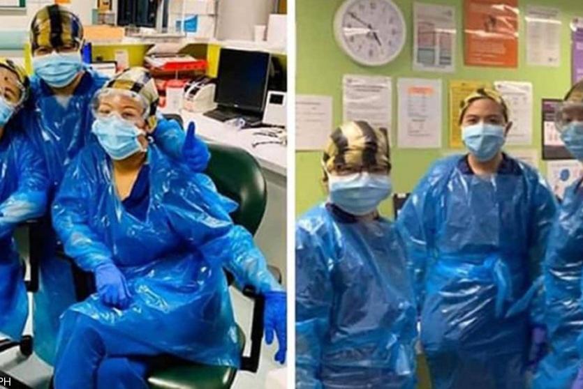 قصة ممرضات ارتدين أكياس قمامة فأصبن بكورونا 