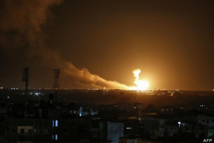 قصف على غزة - ارشيف