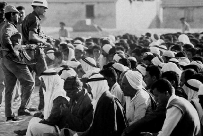 فلسطينيون في غزة بعد احتلالها