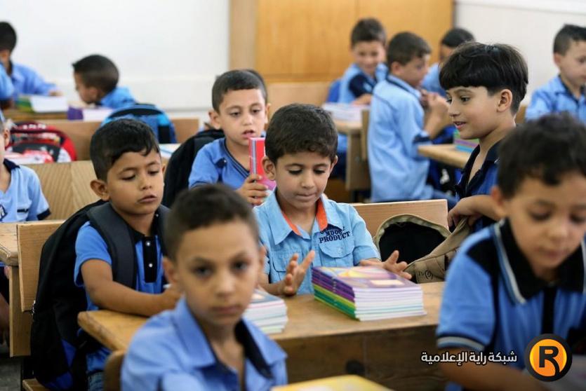 طلاب مدارس في فلسطين
