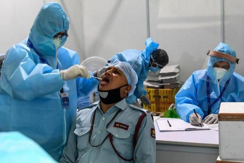 اخذ عينة فحص كورونا 