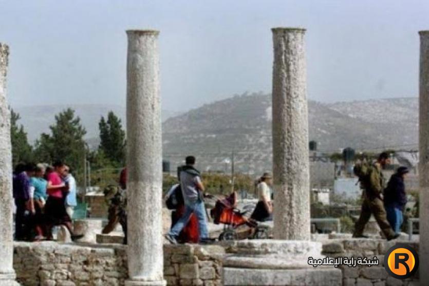 اقتحام الموقع الأثري في بلدة سبسطية