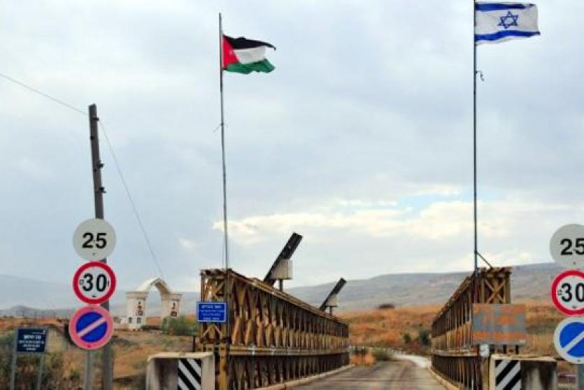 الحدود بين الاردن واسرائيل 