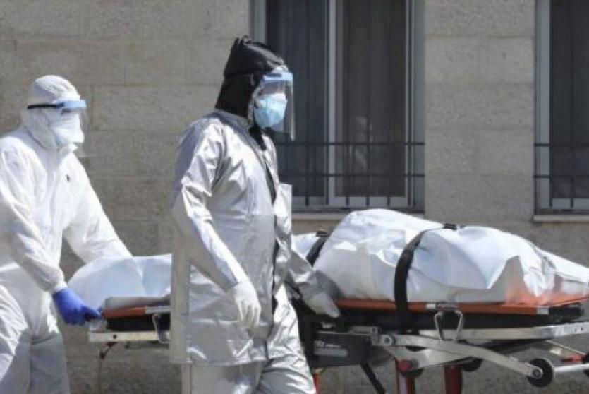 نقل متوفى بكورونا في فلسطين 