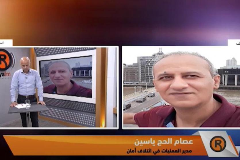 عصام الحاج يوسف مع الاعلامي طلعت علوي