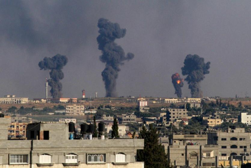 قصف على غزة - صورة تعبيرية