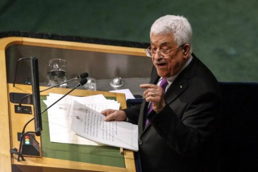 الرئيس محمود عباس على منبر الامم المتحدة