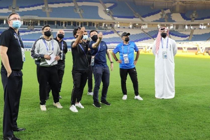 خلال تفقد وفد الاتحاد الآسيوي لملاعب قطر