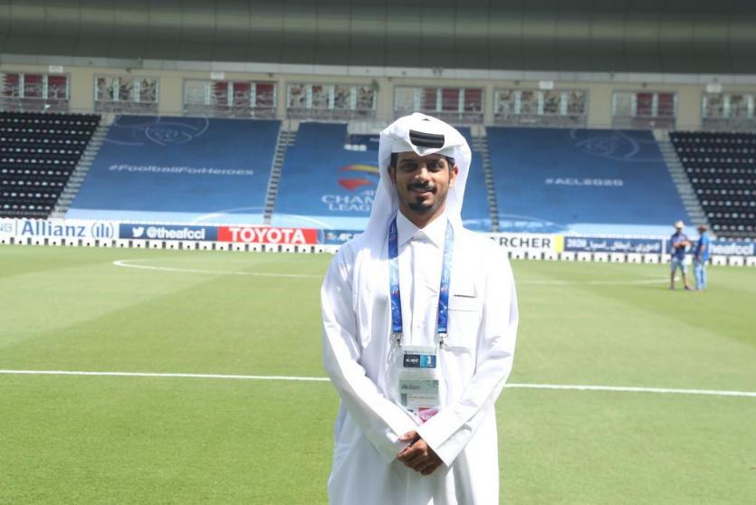 محمد العطوان مدير إدارة المنشآت في بطولة دوري أبطال آسيا
