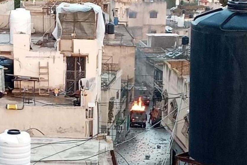 مواجهات في بلدة جبع