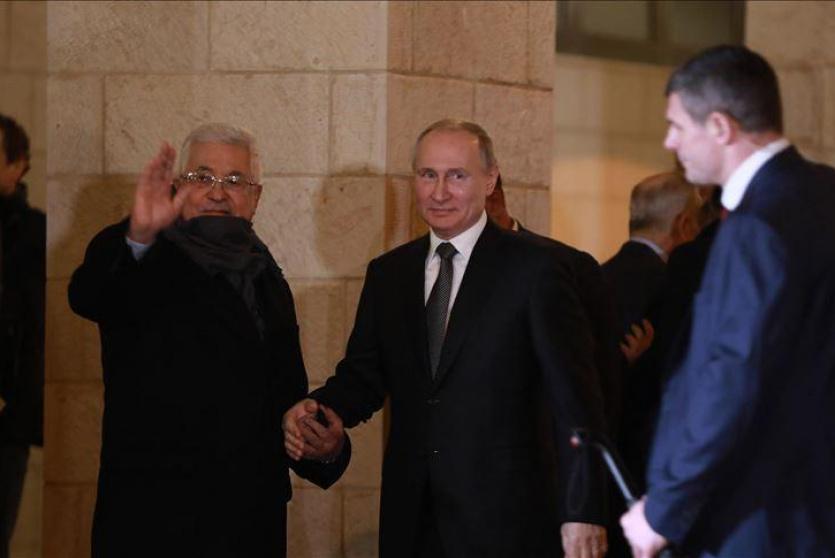 بوتين والرئيس عباس 