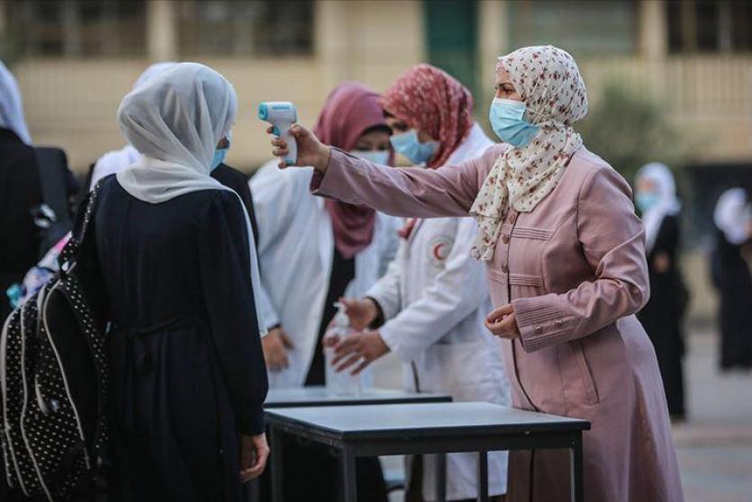 فحص الحرارة لطلبة الثانوية العامة