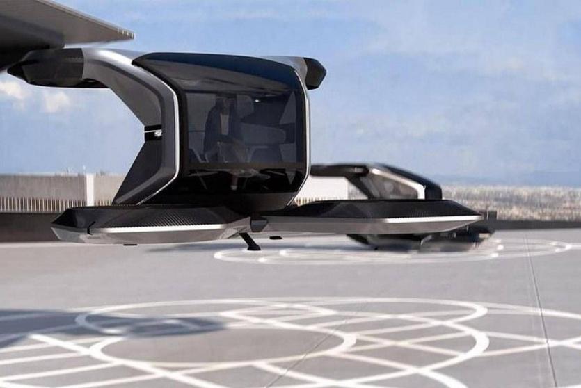 السيارة eVTOL كهربائية طائرة وذاتية القيادة