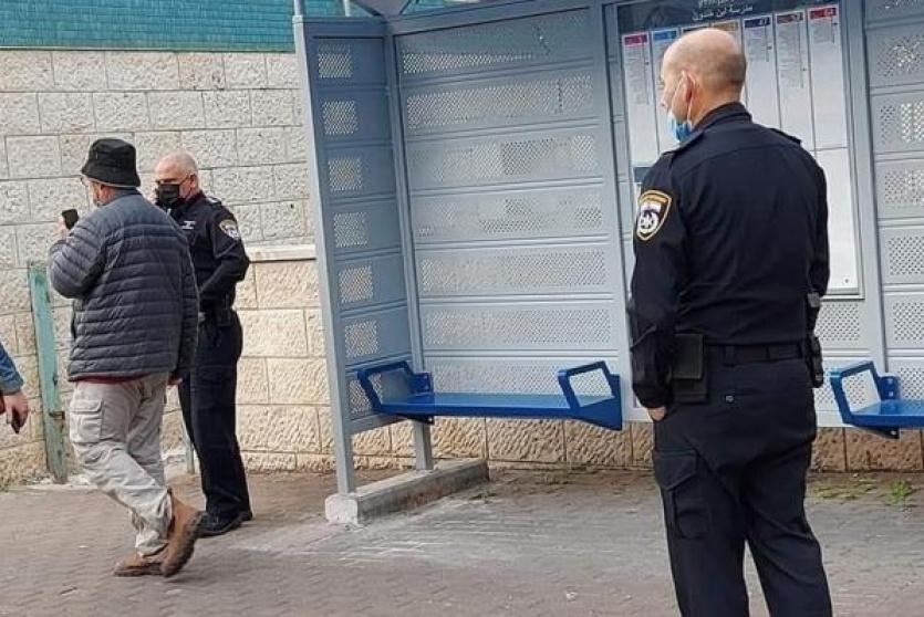 الشرطة الاسرائيلية  تنتشر بالناصرة