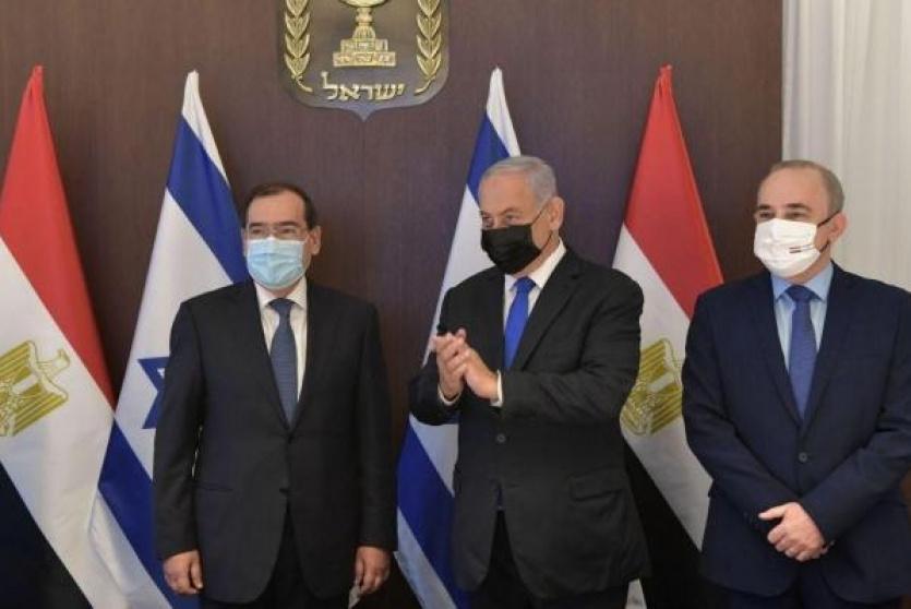وزيرا الطاقة الإسرائيلي والمصري